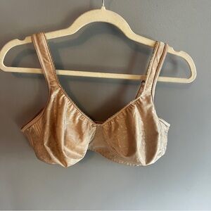 Wirarpa Women's Wirefree Bra Non Padded Full Coverage 38DD Nude